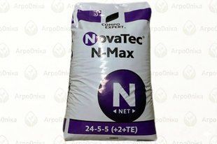 NovaTec&reg; N-Max 24-5-5 (+2MgO+5S+TE) - Комплексне безхлорне добриво з інгібітором нітрифікації, 25 кг AG99957 фото